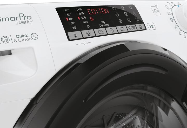Produktbild Candy Smart Pro Inverter CSO 496TWMB6/1-S Frontlader-Waschmaschine 9 kg 1400 U/min Weiss (9 kg, Links)