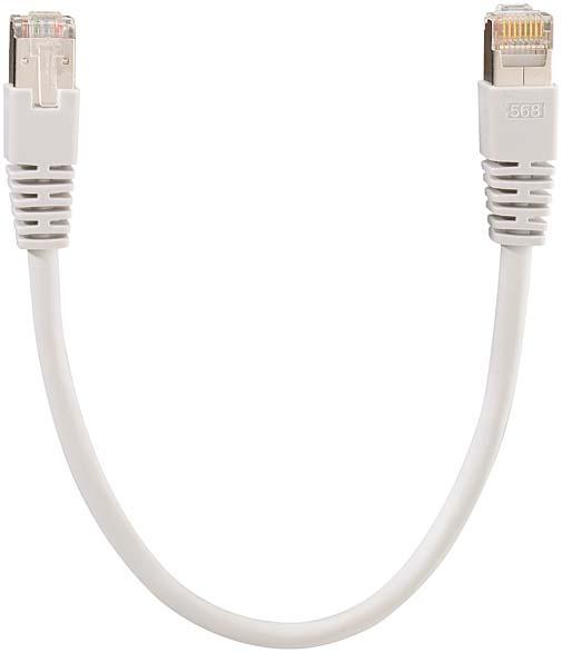 Produktbild Rutenbeck 21500030 Netzwerkkabel 3 m Cat6a S/FTP (S-STP) Grau (S/FTP, CAT6a, 3 m)