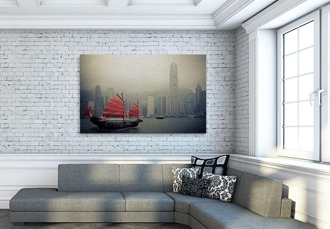 Image du produit Trenddeko Voile à Hong Kong (100 x 70 cm)