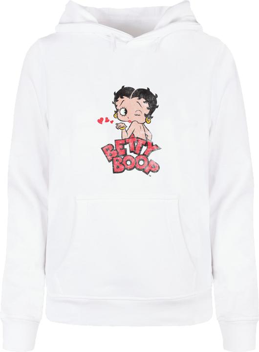 Produktbild Merchcode Ladies Betty Boop - Faded Graphic Print Basic Hoody - 192043 (XL)