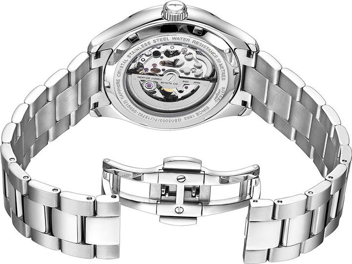 Produktbild Rotary GB05095/74 Oxford Automatik Herrenuhr 40mm 5ATM (Analoguhr, 40 mm)