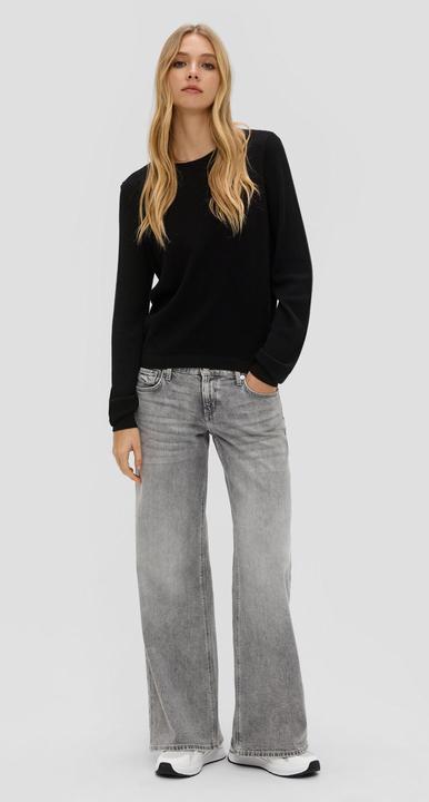 Actual product image s.Oliver Strickpullover Strickpullover mit Dobby-Struktur (XS)