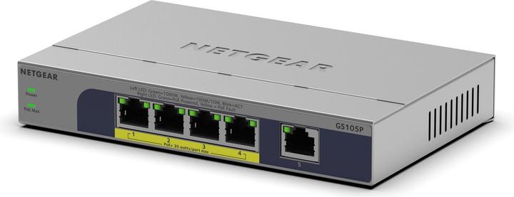 Actual product image Netgear GS105P (5 ports)
