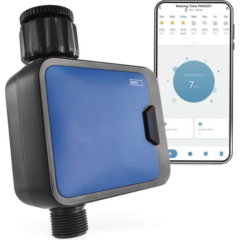 Emos, Sistema di irrigazione, GOSMART WATERING TIMER PW56201 (Timer acqua)