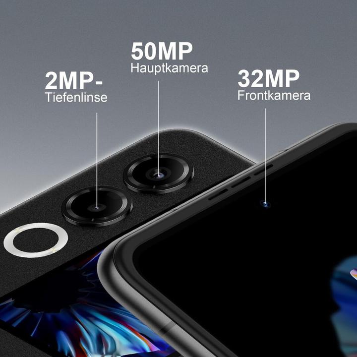 Image du produit Nubia Flip 2 5G 8GB/256GB Schwarz (256 Go, Night Black, 6.90", Double SIM, 5G)