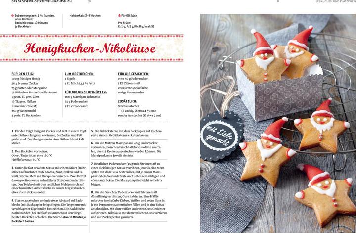 Immagine prodotto Dr. Oetker Das grosse Weihnachtsbuch (Tedesco, 2019)