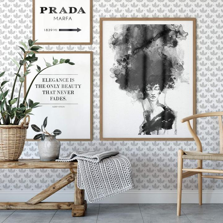 Produktbild Trenddeko Audrey Hepburn - Elegance is the only Beauty (24 x 30 cm)