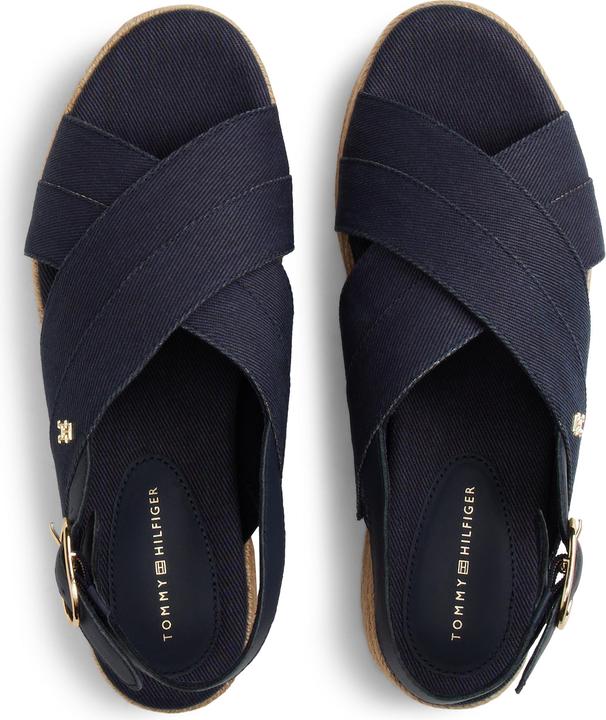 Actual product image Tommy Hilfiger Denim Platform Wedge Espadrilles (39)
