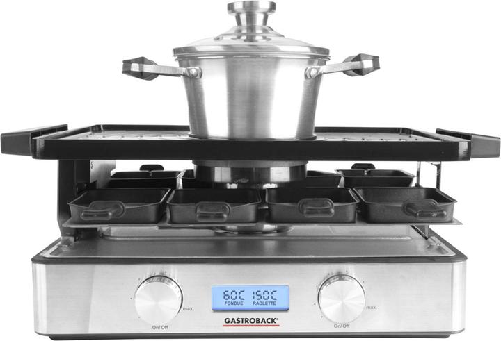 Gastroback Raclette-Fondue Advanced Plus