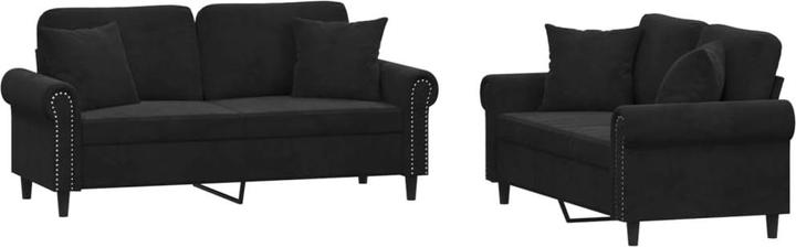 Immagine prodotto vidaXL Set da salotto da giardino da 10 pezzi con cuscini (2 posti)