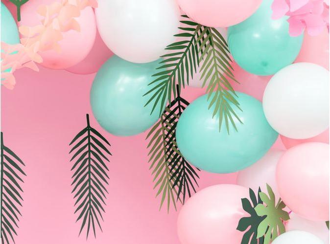 Produktbild Partydeco Blättergirlande Tropical