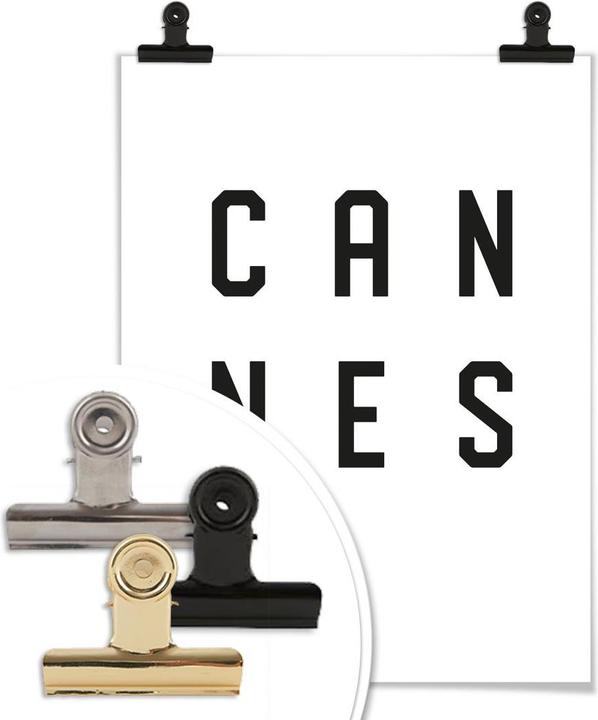 Image du produit Trenddeko Typographie Cannes (40 x 50 cm)