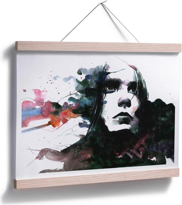 Actual product image Trenddeko Watercolour Face 01 (80 x 60 cm)