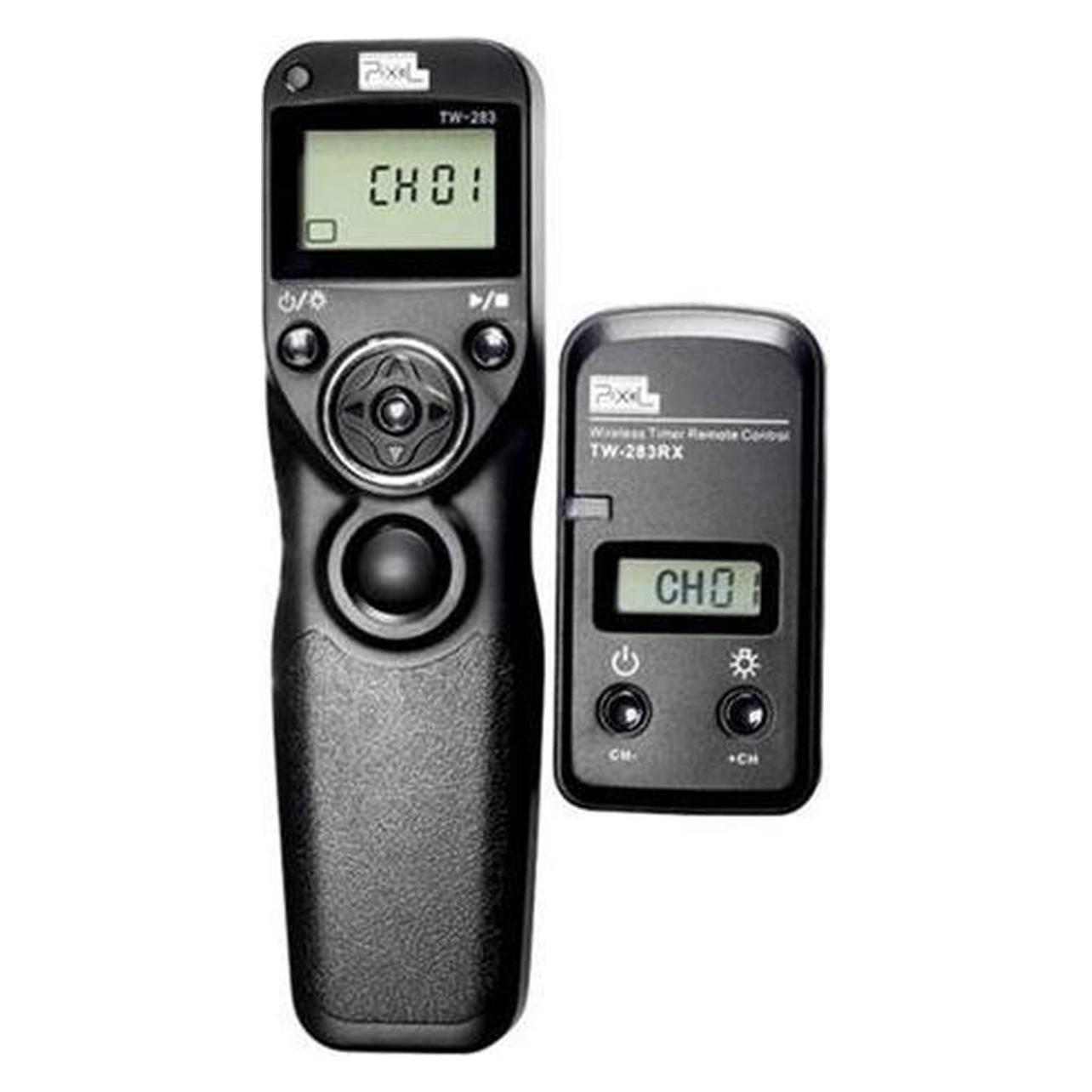 Pixel Timer-Fernbedienung Drahtlos Tw-283/S1 Fü Sony (Funk), Fernauslöser, Schwarz