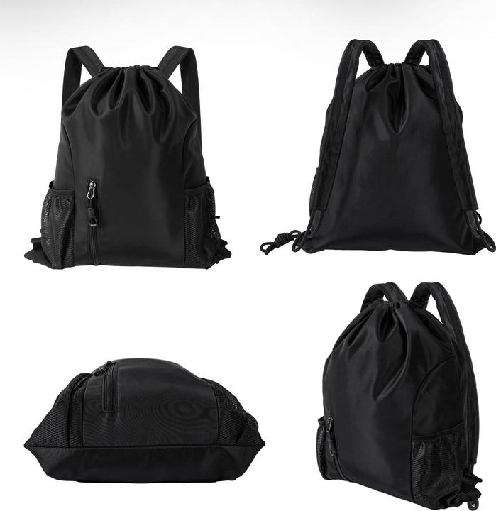 Produktbild Only-Bags.Store Drawstring Rucksack grosse Kapazität Gym Bag, wasserdicht Nylon Sporttasche