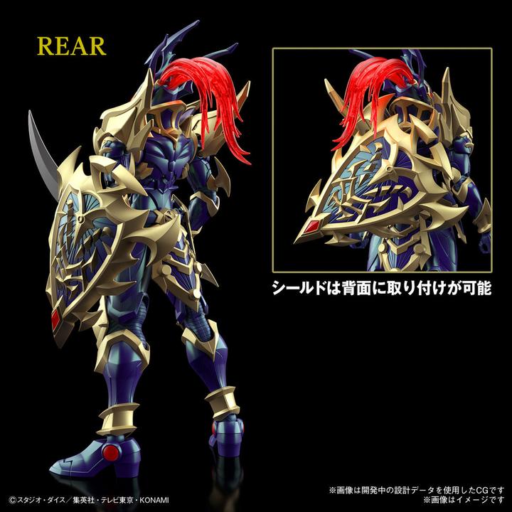Actual product image Bandai YU-GI-OH! - Figure-rise Standard Ampl. Black Luster Soldier -Model Kit