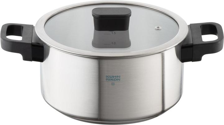 Produktbild Kuhn Rikon Locarno Kochtopf 4.0 L (22 cm, Kochtopf, Edelstahl)