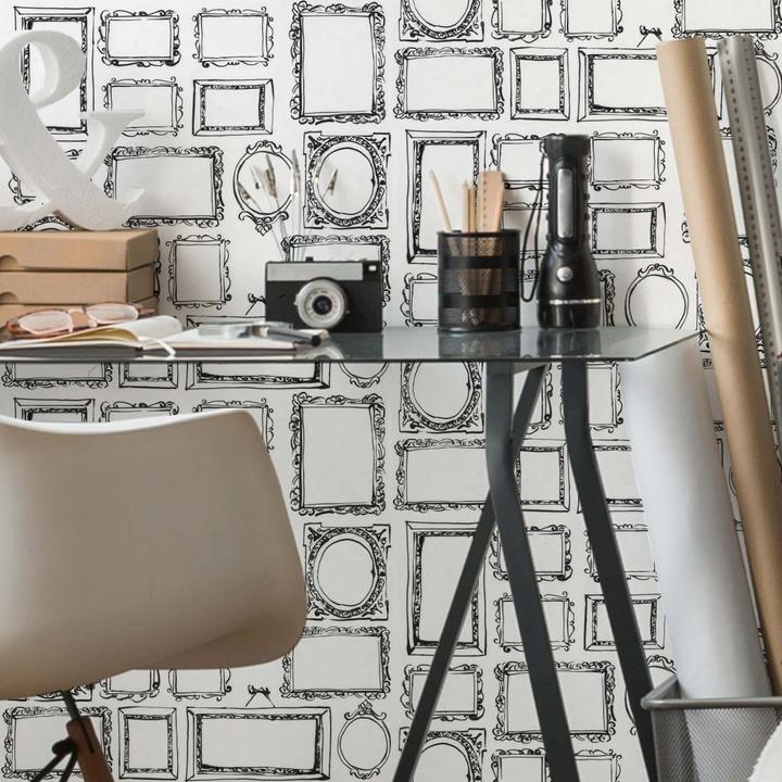 Immagine prodotto Trenddeko Frame Your Life - bianco e nero (528 x 48 cm)