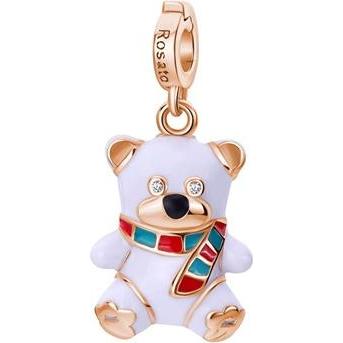 Rosato, Christbaumschmuck, Cute bronze pendant Christmas teddy bear Storie RZLE071