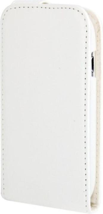 Produktbild König Design Schutzhülle Handy Tasche Flip für Samsung Galaxy S3 mini i8190 / i8195 / i8200 Weiss (Samsung Galaxy S3 Mini)