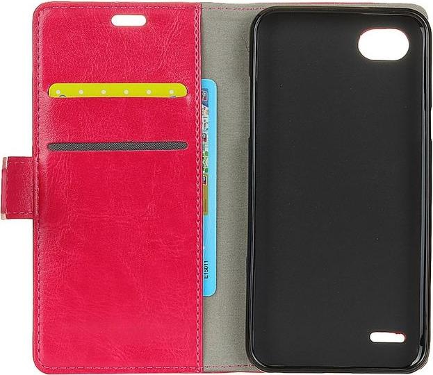 Image du produit MU Classic Couverture en cuir Crazy Horse (LG Q6, LG Q6+)