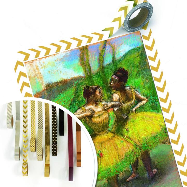 Immagine prodotto Trenddeko Degas - Due ballerine in giallo (30 x 45 cm)