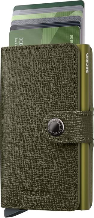 Actual product image Secrid Mini wallet Crisple Mini kelp