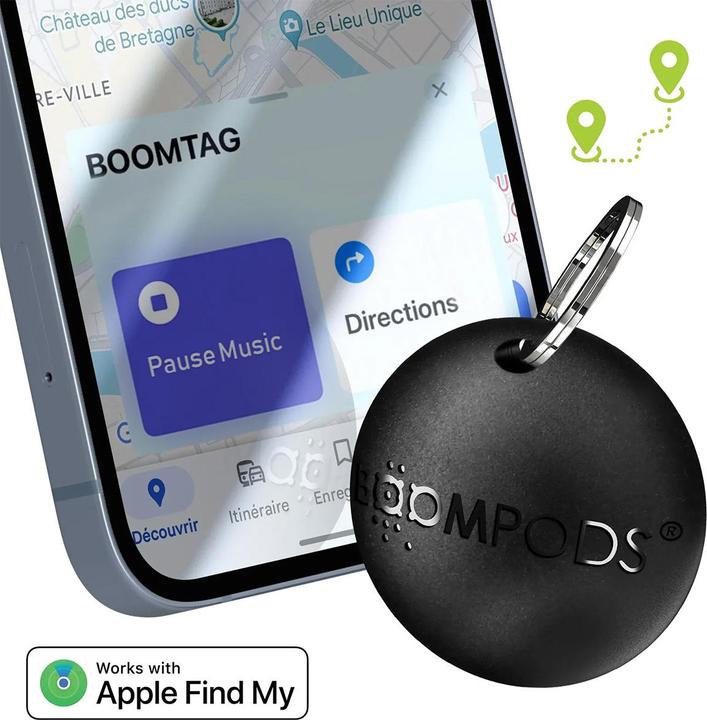 Immagine prodotto Boompods Boomtag nero (Android, iOS, Mac OS)