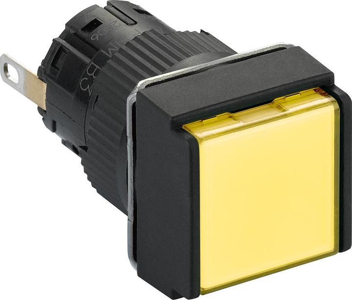 Actual product image Schneider Electric Indicator light 24Vdc yellow square