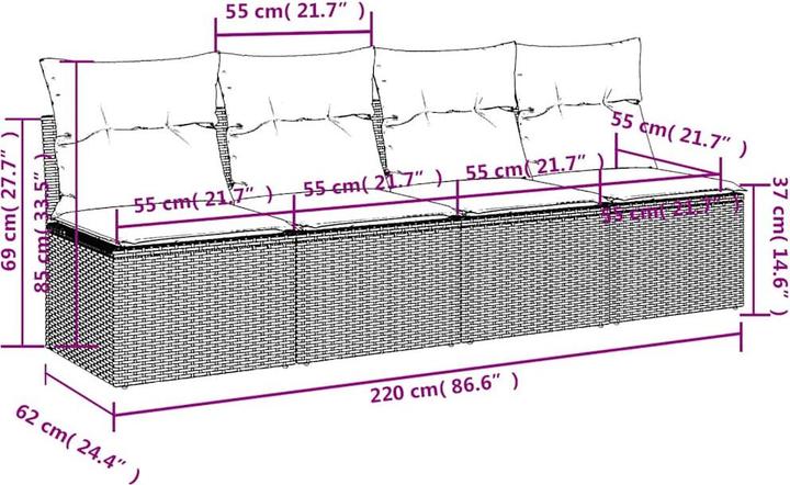 Produktbild vidaXL Waylon