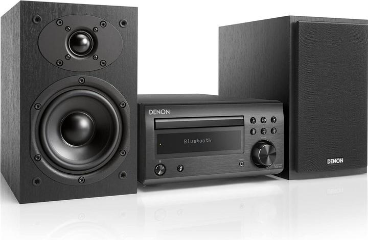 Produktbild Denon D-M41 - Home-Audio-Minisystem - Schwarz - 60 W - 2-Wege - 12 cm - 2,5 cm (Bluetooth, CD Player, 1x 60 W)