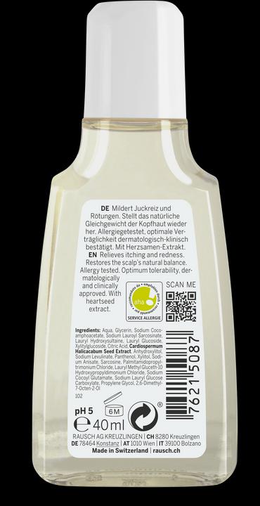 Immagine prodotto Rausch Shampoo Sensitive Semi di Cuore (n) Fl 40 ml (40 ml, Shampoo liquido)