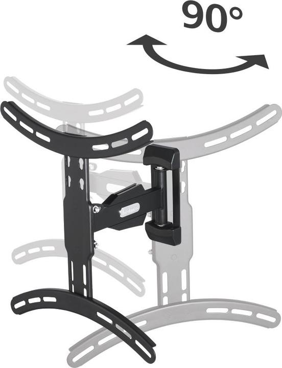 Image du produit Hama Support TV mural, pivotant, inclinable, extensible, 165 cm (65") à 35 kg (Mur, 35 kg, 32" - 65")