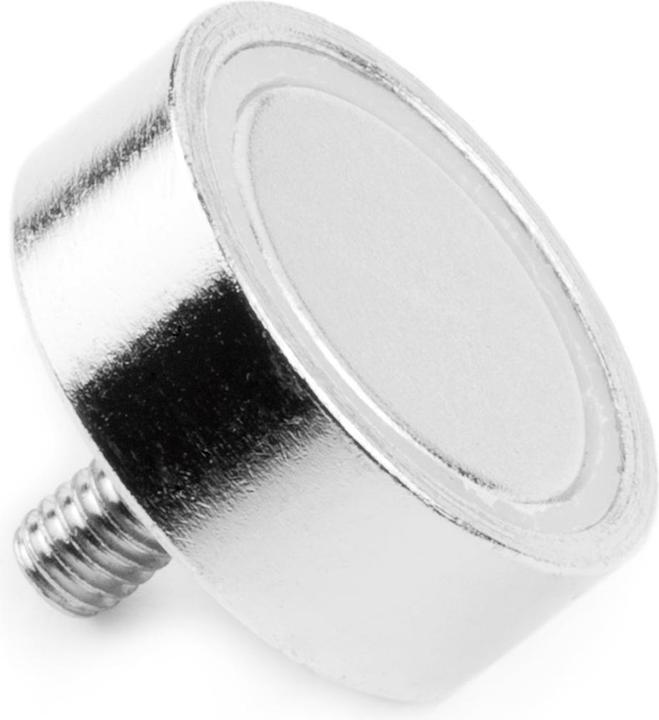 Actual product image Supermagnete Pot magnet with threaded stud (1x)