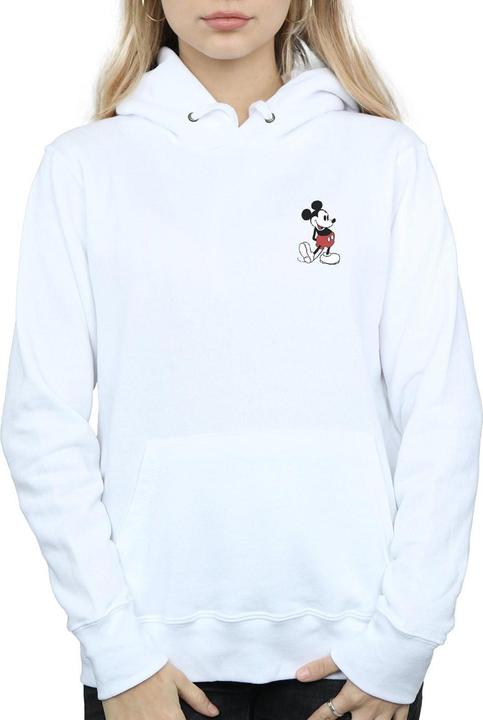Immagine prodotto Disney Mickey Mouse Kickin Retro Chest Felpa con Cappuccio Donna (XL)