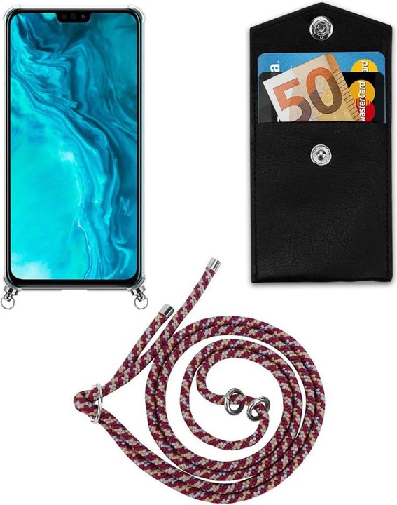 Produktbild Cadorabo TPU Handy Kette SILBER Cover