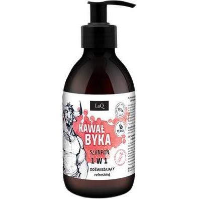 LaQ, Shampoo, Odświeżający szampon do włosów Kawał Byka 300ml (300 ml, Shampoo liquido)