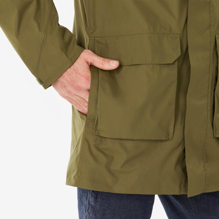 Produktbild Quechua Wanderjacke Herren lang - NH500 olivengrün (XXL)