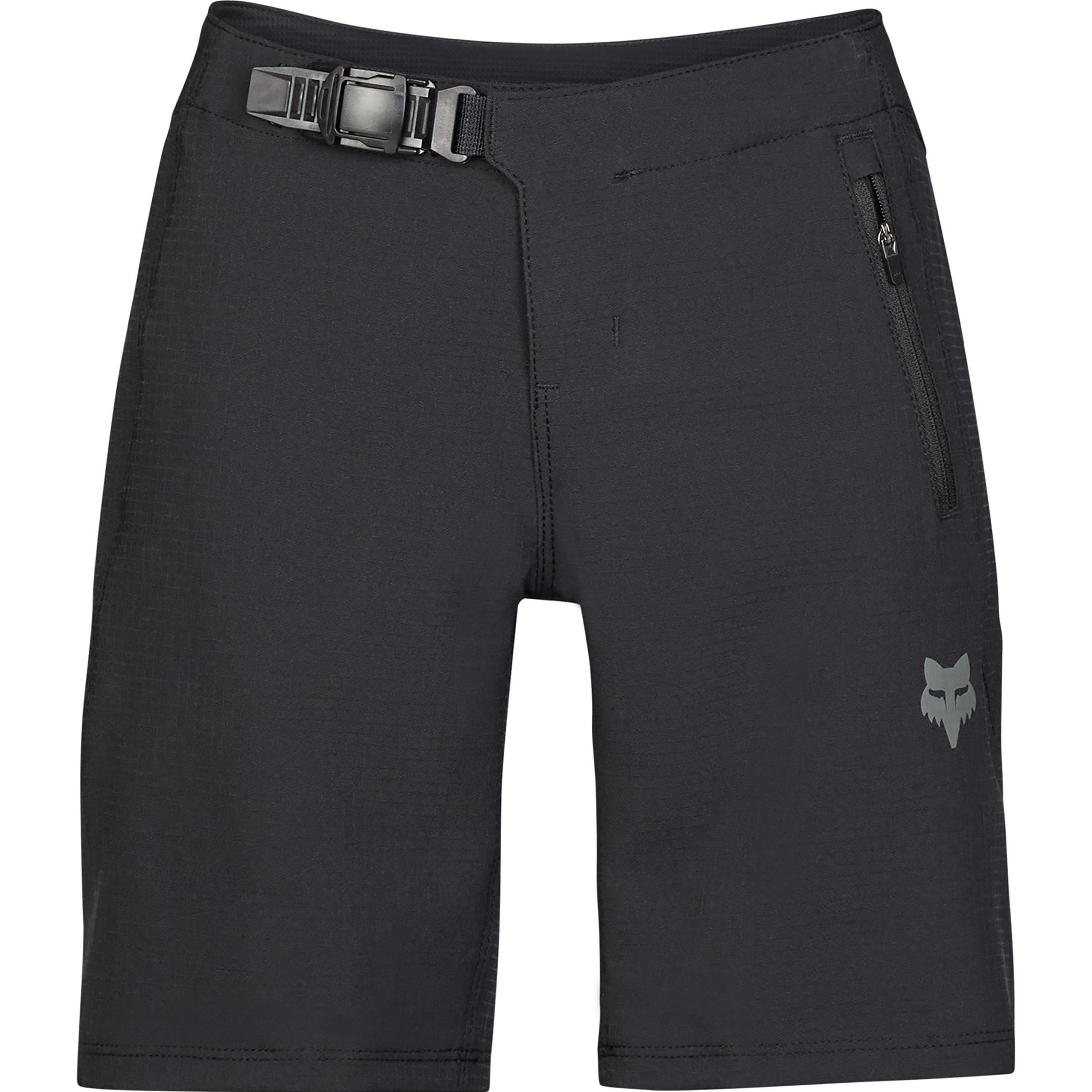 Fox, Herren, Velohosen, Short 24 Yth Defend Blk (26), Schwarz, 26