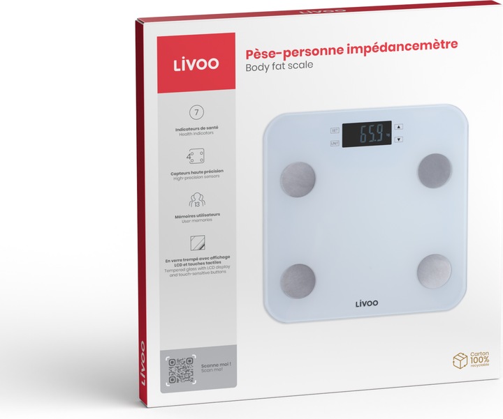 Produktbild Livoo REF DOM427W (180 kg)