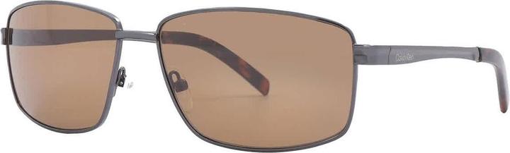 Actual product image Calvin Klein Bronze Rectangular Sunglasses
