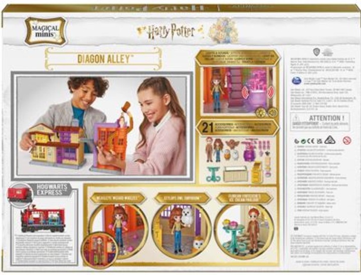 Produktbild Spin Master Wizarding World Harry Potter - Diagon Alley (Winkelgasse) Spielset mit Licht und Sound sowie 2