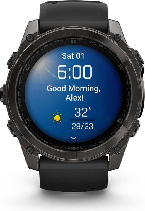 Actual product image Garmin Fenix 8 AMOLED Sapphire Titan (51 mm)