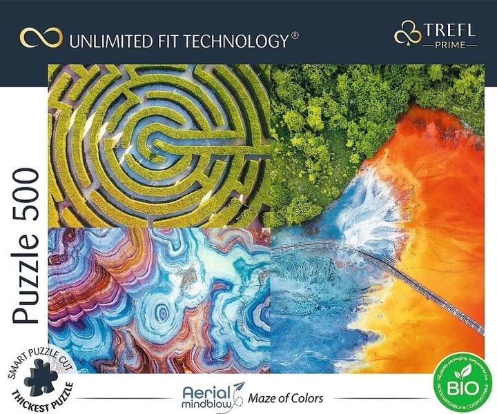 Immagine prodotto Trefl Puzzle UFT - Labirinto di colori (500 pezzi)