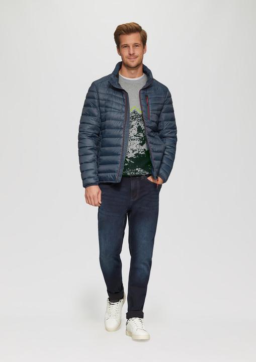 Produktbild S.Oliver Strickpullover Strickpullover mit Jacquard-Artwork (XXL)