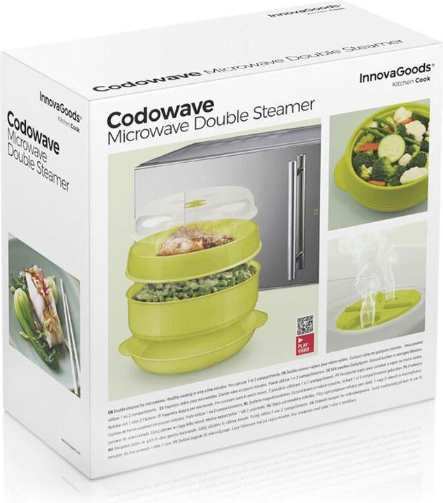 Image du produit InnovaGoods Mikrowellen-Dampfgarer