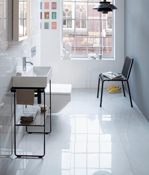 Produktbild Duravit Metallkonsole DURASQUARE bodenst höhenv. +50mm f HWB 073245 sw ma (51.5 x 33.5 x 79 cm)