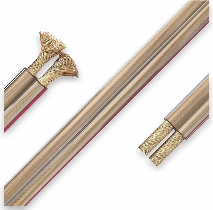 Immagine prodotto Purelink Cavo per altoparlanti, 2x1,5 mm² 100 m, trasparente, OFC (100 m, 1.50 mm².)