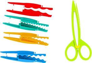 Actual product image Maped 601006 Contour set CREA Cut, 1x scissors frame + 5X motif blades, plastic, coloured, 5, 5