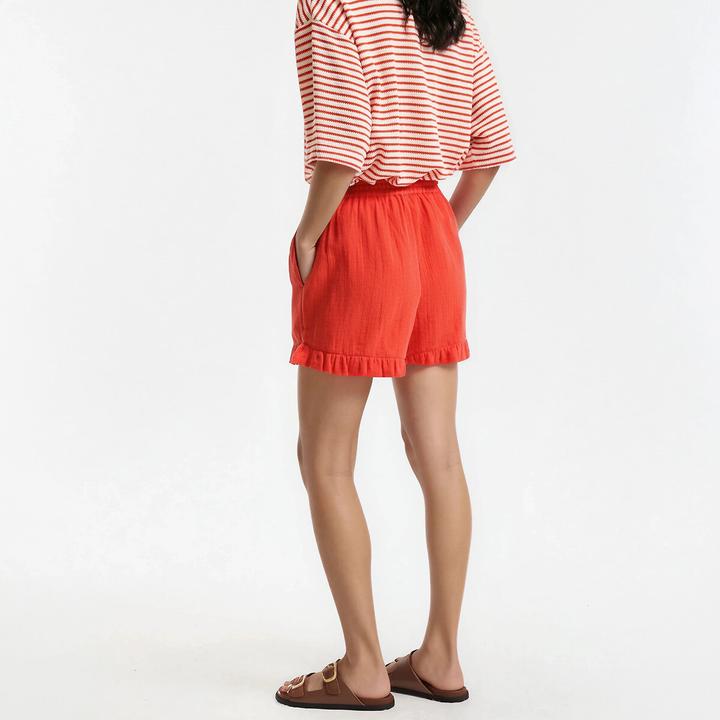 Image du produit La Redoute Collections Shorts mit Rüschen und elastischem Bund (S)